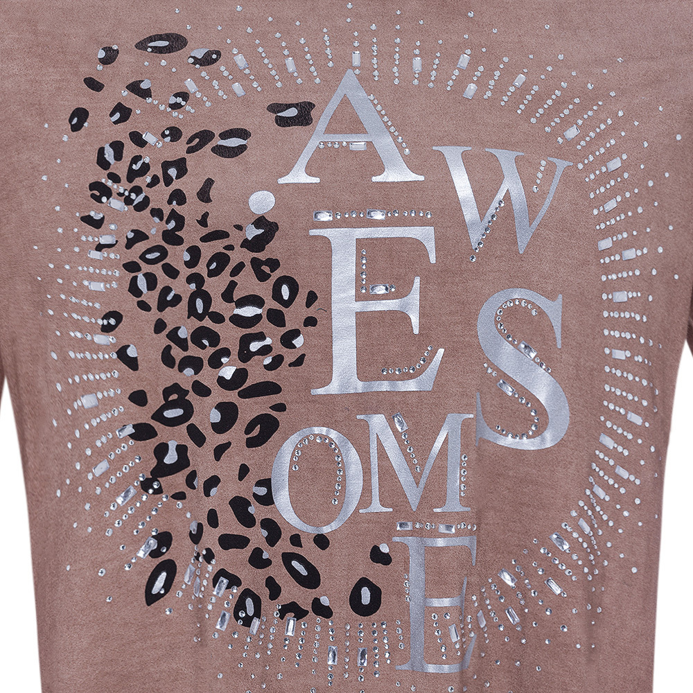 Shirt 'Awesome', cappuccino 