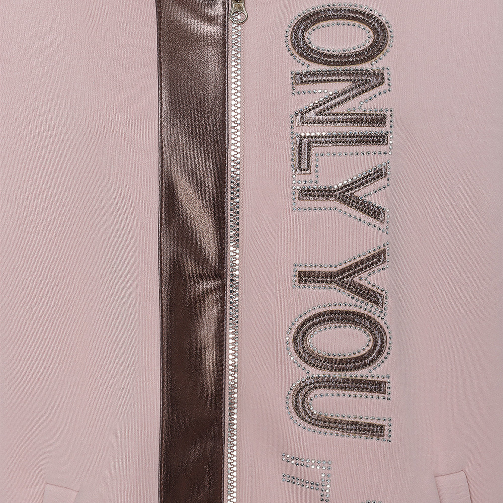 Sweatjacke 'Only you', rosenholz 6