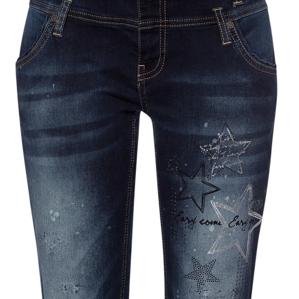 Jeans 'Easy', blue black denim 