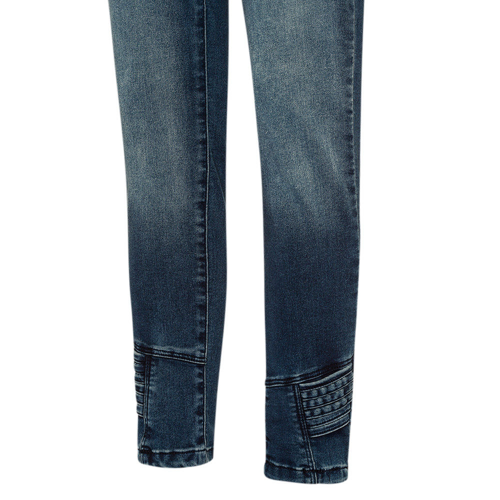 Jeggings, blue black denim 