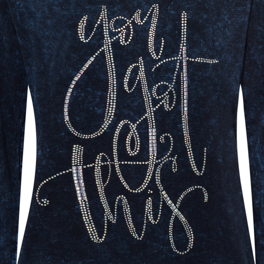 Langarmshirt 'You got this', night 