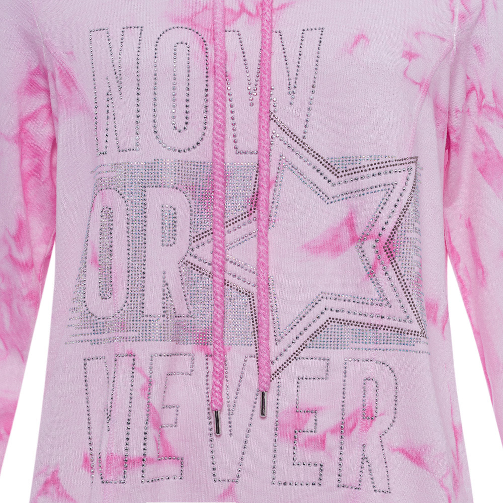 Sweatshirt 'Now or never', bubblegum 