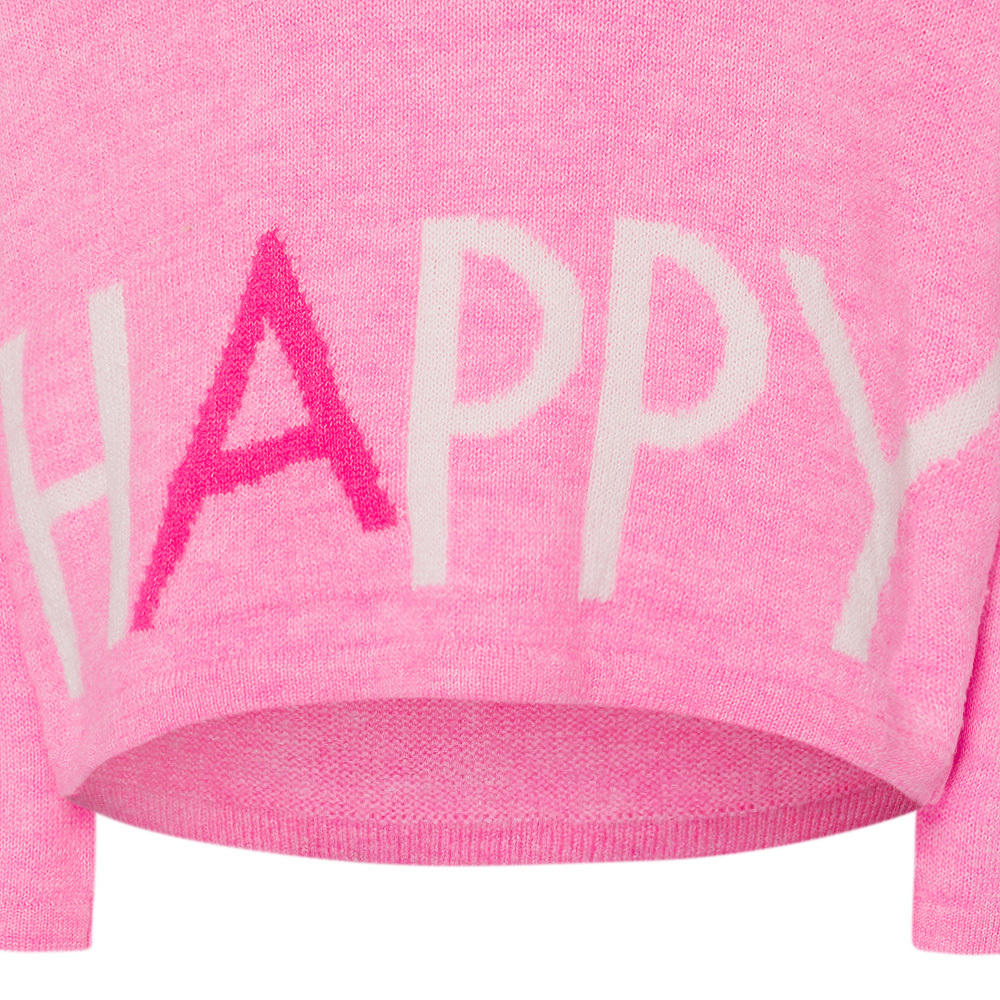 Strickpullover 'Happy', bubblegum 