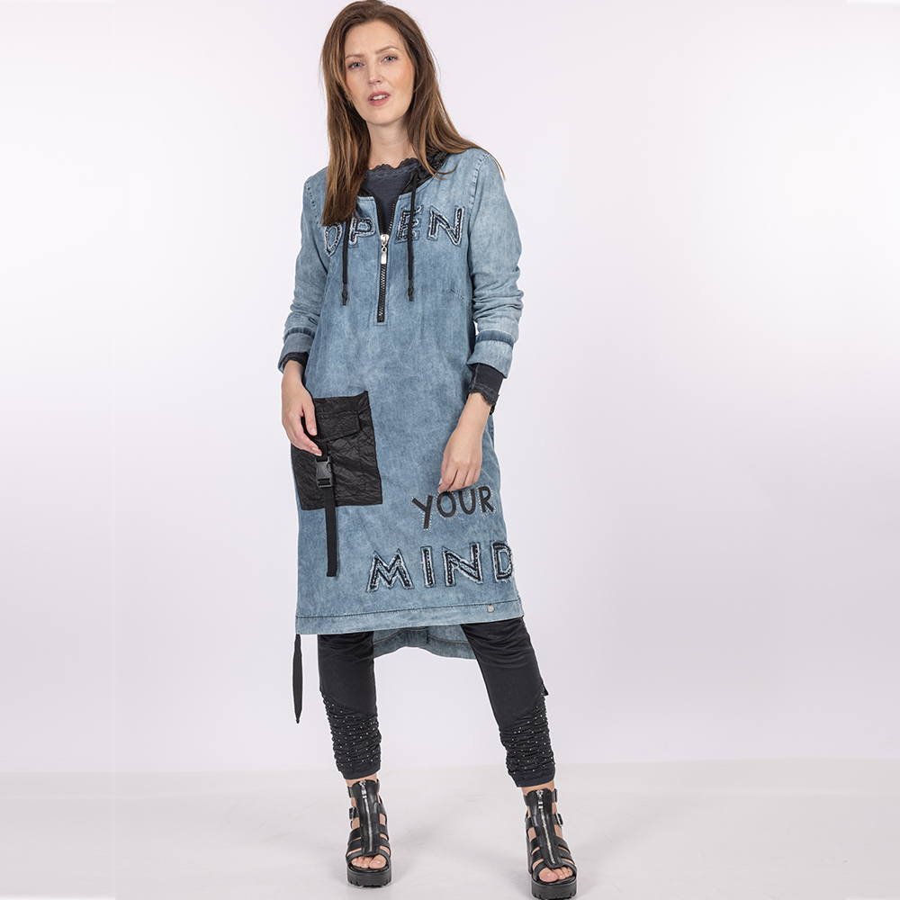 Kleid 'Mind', blue denim 