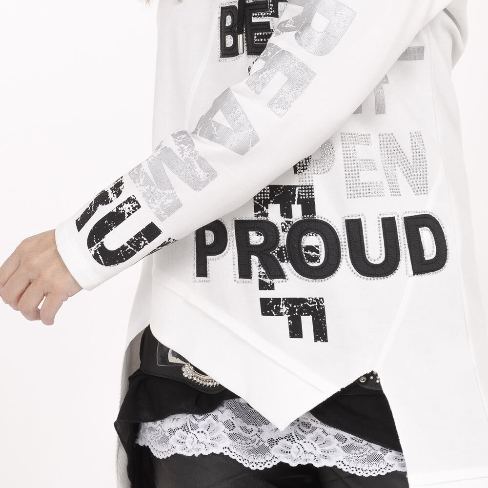 Sweatshirt 'Proud', offwhite 2