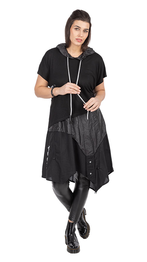 Outfit "Kleid 2 in 1, schwarz"