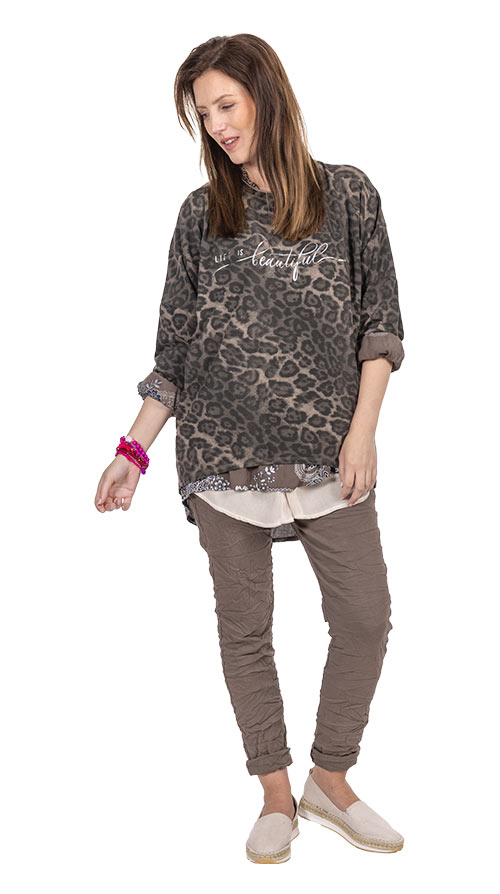 Outfit Animal taupe