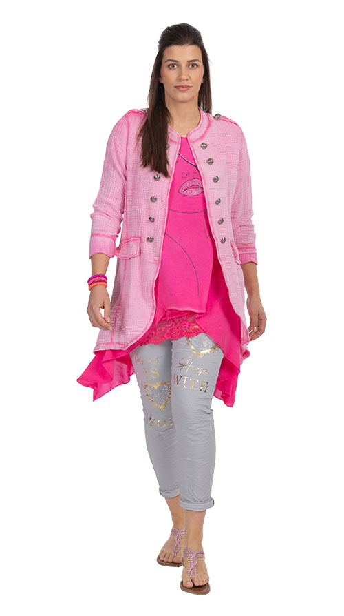 Outfit Blazer pink fluro