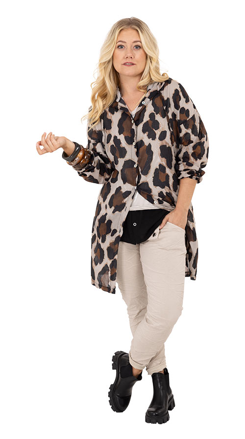 Outfit Bluse Animal